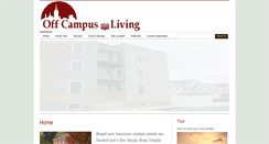 Desktop Screenshot of offcampus-living.com